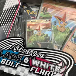 Pokemon TCG Victini Illustration Collection Box Black Bolt & White Flare NEW - Image 5