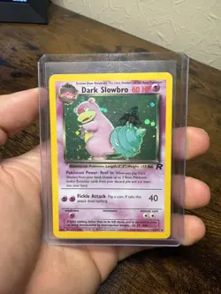 Pokemon TCG - Dark Slowbro Unlimited Holo Rare - Team Rocket WOTC 12/82 - NM - Image 1
