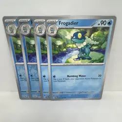 Frogadier 057/167 - Play Set (x4) - Pokemon TCG: Twilight Masquerade NM - Image 1