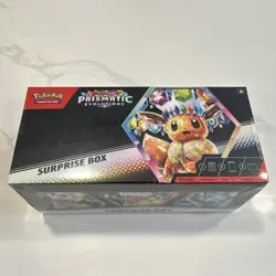 Pokemon Prismatic Evolutions Surprise Box New Sealed – Rare TCG Mystery Box - Image 1