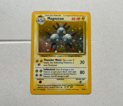 Magneton Holo Rare 9/102 - Pokemon TCG Base Set - 1999 WOTC - MP Condition - Image 1