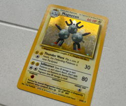 Magneton Holo Rare 9/102 - Pokemon TCG Base Set - 1999 WOTC - MP Condition - Image 3