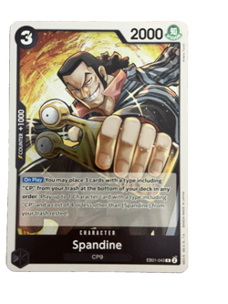 New: One Piece CCG Spandine EB01-043 Extra Booster: Memorial Collection Rare - Image 1