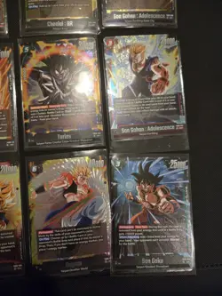 9 Card Lot SR Super Rare Fusion World Dragon Ball NM Goku Bardock Gogeta - Image 3