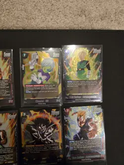 9 Card Lot SR Super Rare Fusion World Dragon Ball NM Goku Bardock Gogeta - Image 4
