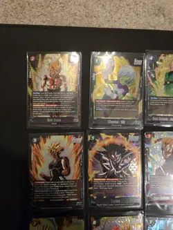 9 Card Lot SR Super Rare Fusion World Dragon Ball NM Goku Bardock Gogeta - Image 5