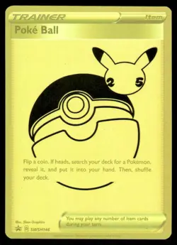Pokemon Cards Poke Ball SWSH146 SWSH Black Star Promo - Image 1