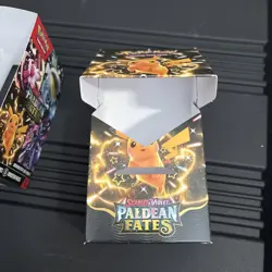 Pokemon TCG Paldean Fates Booster Bundle Box EMPTY BOX, NO CARDS - Image 4