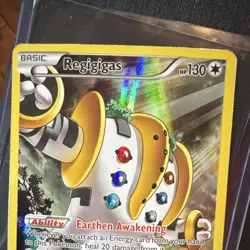 Pokemon TCG Regigigas XY82 XY Full Art Promo Holo 130 HP Basic Card - Image 2