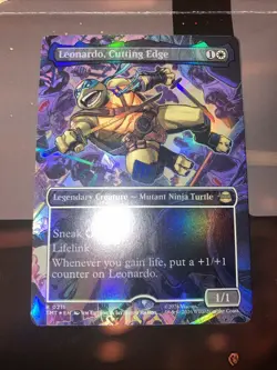 Leonardo, Cutting Edge (Borderless) Teenage Mutant Ninja Turtles Foil - Image 1