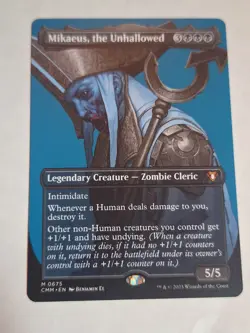 Mikaeus, the Unhallowed (Borderless) Commander Masters Regular - Image 1