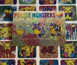 Pokemon Charizard Vintage Pocket Monsters Vending HOLO Prism Sticker 99 Nintendo - Image 3