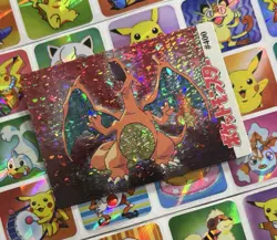 Pokemon Charizard Vintage Pocket Monsters Vending HOLO Prism Sticker 99 bandai - Image 2
