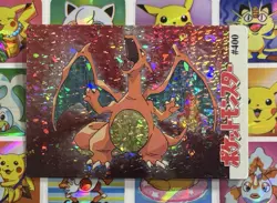 Pokemon Charizard Vintage Pocket Monsters Vending HOLO Prism Sticker 99 bandai - Image 3