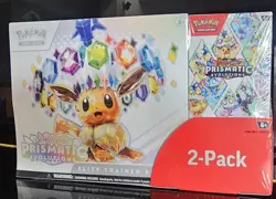 Pokemon Prismatic Evolutions Elite Trainer Box & Booster Bundle - Costco 2 Pack - Image 1