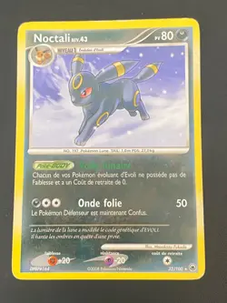 CARTE POKEMON NOCTALI 32/100 FR RARE DP AUBE MAJESTUEUSE - BE/PL - Image 1