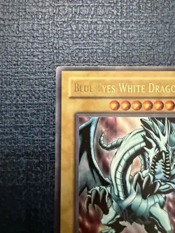 Konami Blue-Eyes White Dragon, Ultra Rare, LOB-EN001 MP, NM - Image 4