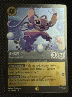Angel - Experiment 624 (Cold Foil) 191/204 NM Disney Lorcana TCG - Winterspell - Image 1