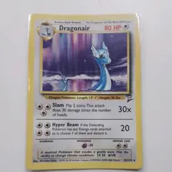 2 Dragonair 22/130 Base Set 2 Rare Non-Holo Vintage Pokemon Card LP - Image 5