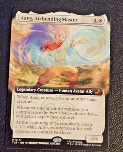 Aang, Airbending Master Card ( Extended NM MTG: Avatar Magic the Gathering ) - Image 1