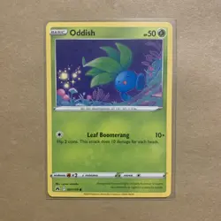 Pokemon TCG Crown Zenith Oddish 1/159 Regular Common Card NM 2023 - Image 1