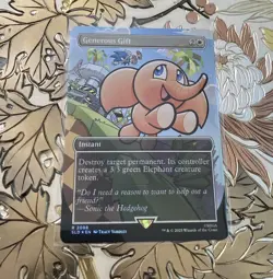 MTG Secret Lair Sonic Generous Gift 2088 Foil Card - Image 1