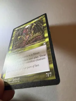 Silver Queen Summon Legend Magic The Gathering MTG Stronghold Card Gold Legend - Image 3