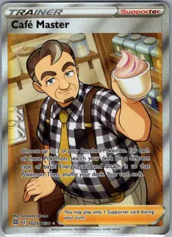 Cafe Master TG25/TG30 SWSH09: Brilliant Stars - Pokemon Card - NM - Image 1