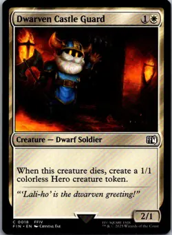 FINAL FANTASY #18 Dwarven Castle Guard - Image 1