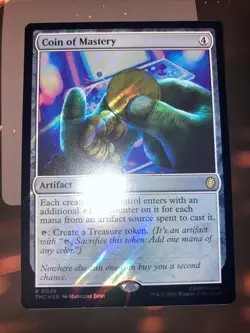 magic the gathering TMNT Coin Of Mastery Surge Foil - Image 1