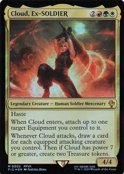 Cloud, Ex-Soldier Commander Final Fantasy Foil - Image 1