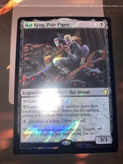 magic the gathering TMNT Rat King, Pale Piper Surge Foil - Image 1