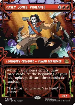 Casey Jones Vigilante - Showcase - Teenage Mutant Ninja Turtles MtG- NM - Image 1