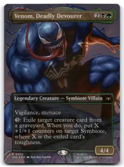 Venom, Deadly Devourer (FOIL Borderless) Marvel's Spider-Man: Eternal-Legal - Image 1