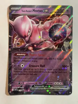 Pokemon Team Rocket's Mewtwo EX promo 216 Destined Rivals - Image 1