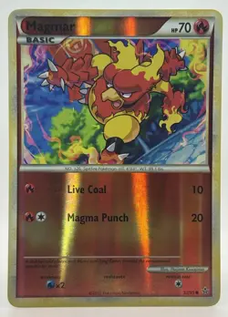 Pokemon - Magmar 52/95 Unleashed Reverse Holo - Image 1