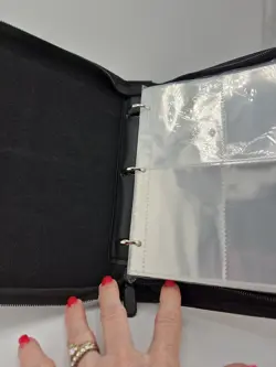 Pokemon Binder With 50 Sleeves , Zip Closure & Wrist Strap NEW - Image 3