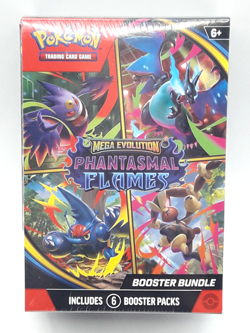 Pokemon TCG PHANTASMAL FLAMES Booster Bundle (6 Packs) Mega Evolution NEW - Image 1