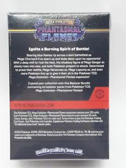 Pokemon TCG PHANTASMAL FLAMES Booster Bundle (6 Packs) Mega Evolution NEW - Image 2