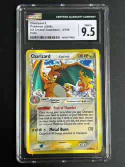 Pokemon TCG Charizard Delta Species Holo 4/100 - CGC 9.5 - Crystal Guardians - Image 1