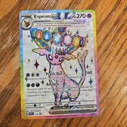 Pokemon TCG Umbreon Ex Espeon Ex Svp 175 176 Promo Pair NM Prismatic Evolution - Image 3