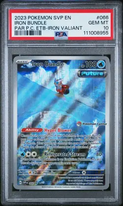 Iron Bundle 066 Scarlet & Violet Pokemon Center promo PSA 10 - Image 2
