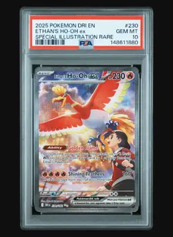 Pokemon TCG Ethan's Ho-Oh EX Sir 230/182 PSA 10 - Image 1