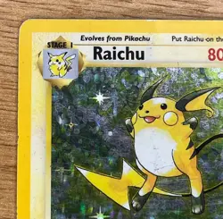 Pokemon TCG Raichu Base Set 14/102 Holo Unlimited Holo Rare - Image 3