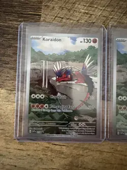 Koraidon 014 Pokemon Center Exclusive Promo Scarlet & Violet Pokemon LOT 2 - Image 3