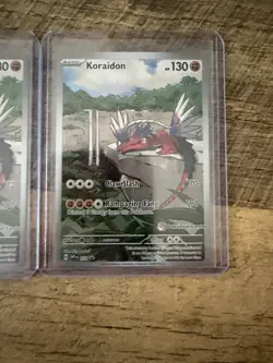 Koraidon 014 Pokemon Center Exclusive Promo Scarlet & Violet Pokemon LOT 2 - Image 4
