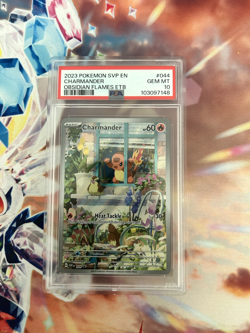 Pokemon TCG - Charmander SVP 044 Illustration Rare Promo PSA 10 - Image 1