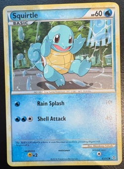 Pokemon TCG Squirtle Unleashed 63/95 Regular LP - Image 1