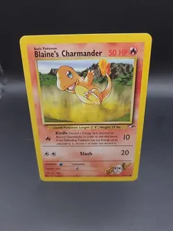 Pokemon TCG Blaine's Charmander Gym Heroes 61/132 Regular Unlimited Common LP - Image 1