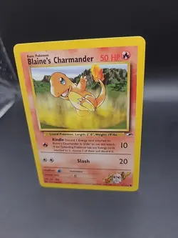Pokemon TCG Blaine's Charmander Gym Heroes 61/132 Regular Unlimited Common LP - Image 3